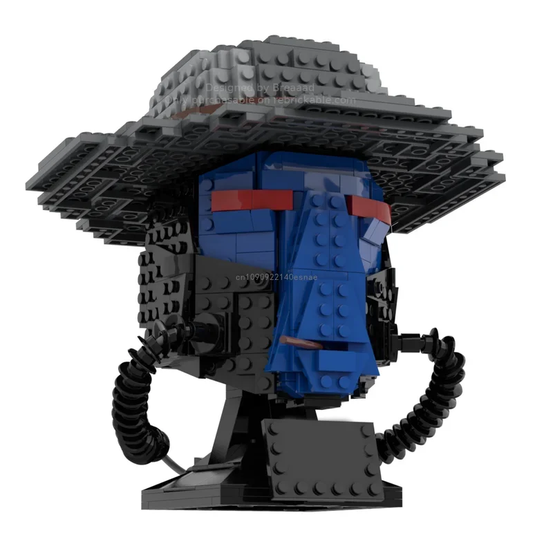 Moc 598pcs Star Battle Cad Bane Helmets Model Building Blocks Bricks Diy Education Assembly Toys for Kids Christmas Gifts