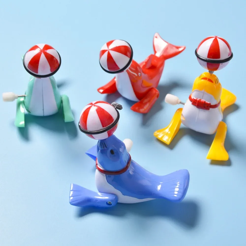 Cute Sea Lion Wind Up Toys Baby Bath Toys Plastic Clockwork Pool Toy Funny Water Play Games Educational Toys for Children Gifts