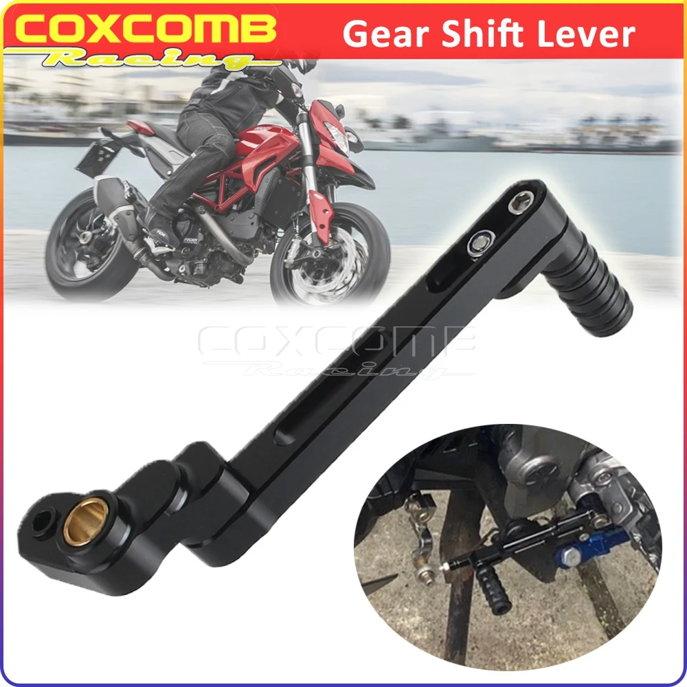 Motorcycle Change Levers Left Side Pedal Shifter For Ducati Hypermotard 821/SP 939/SP Hyperstrada 821 939 Heel Gear Shift Lever