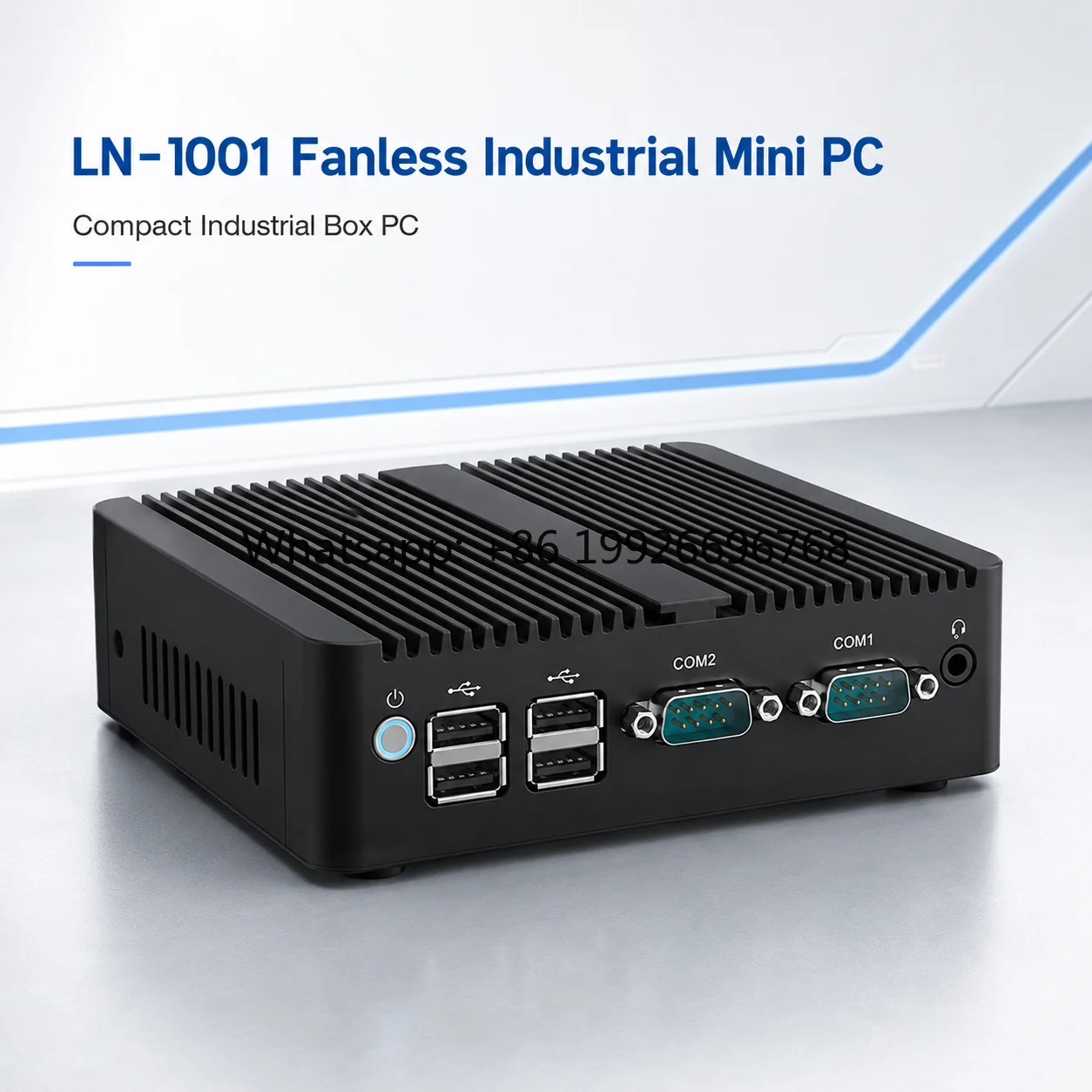 N2840 Dual Core Fanless Dual LAN 2 COM HD VGA DC12V Factory Automation Control OEM ODM Control Cabinet Industrial Mini Pc