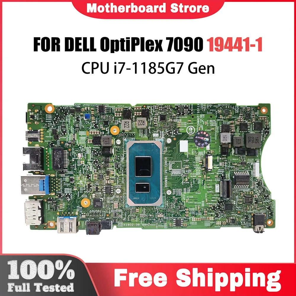 Placa principal 19441-1 para Dell Optiplex 7090 Ultra UFF 03XYT6 0JDG23 00RG7D Notebook placa-mãe com I3 I5 i7 11ª CPU