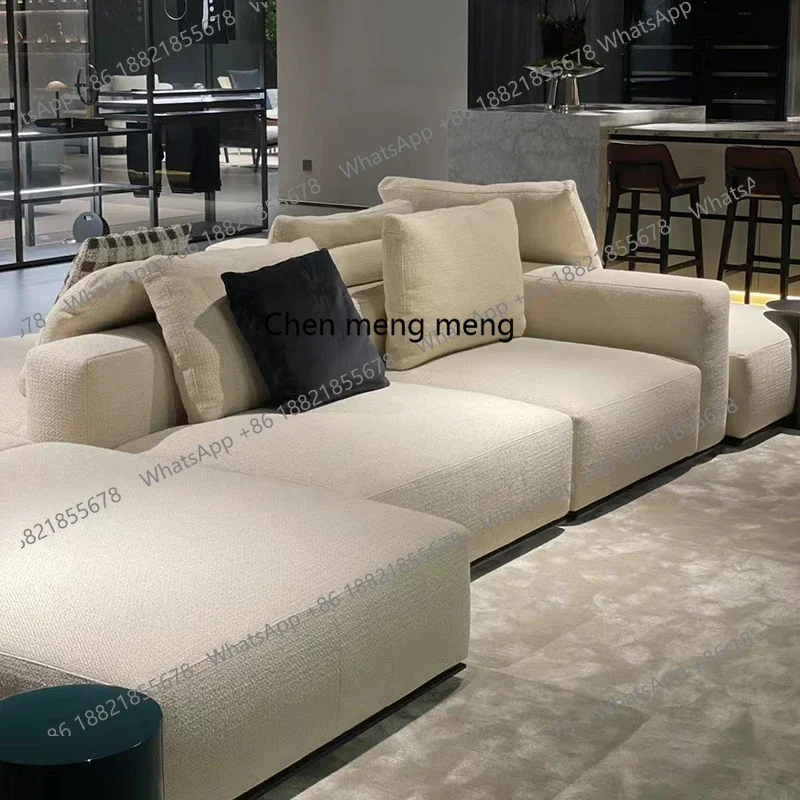 X أريكة ذات وجهين من الخلف إلى الخلف، منزلية كبيرة ذات طبقة مسطحة، مجموعة أريكة