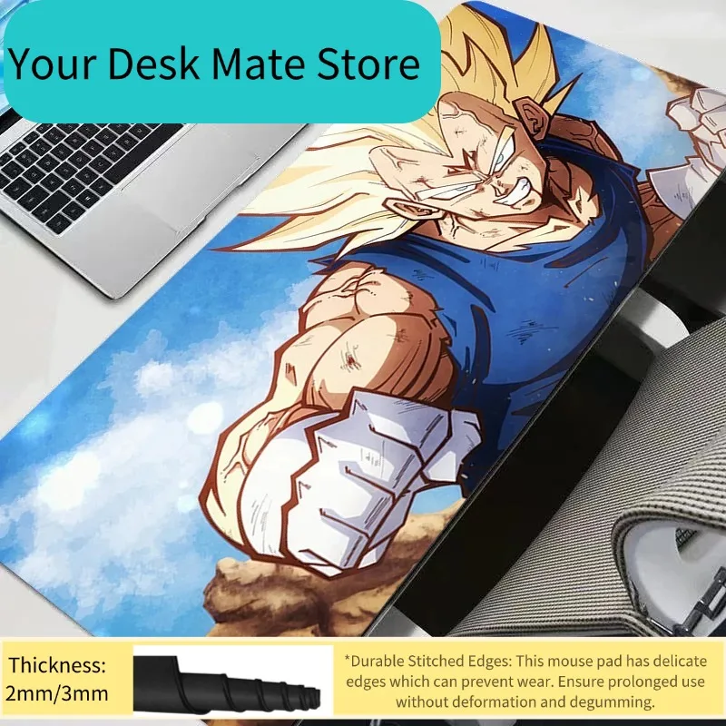 

Large Mouse Pad Gamer Computer Desk Mat Modern Table Keyboard Laptop Carpet XXL DBZ Dragon Ball Z Gaming Mousepad