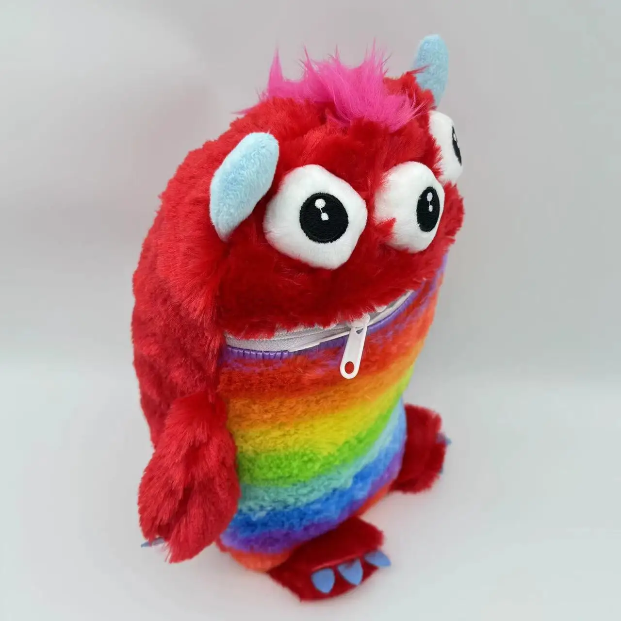 Neue Anime Monster Island ‌   Plüsch Puppe Spielzeug 30CM Cartoon Nette Weiche Regenbogen Köstliche Monster Plüsch Puppen Spielzeug Für Kind Geschenk