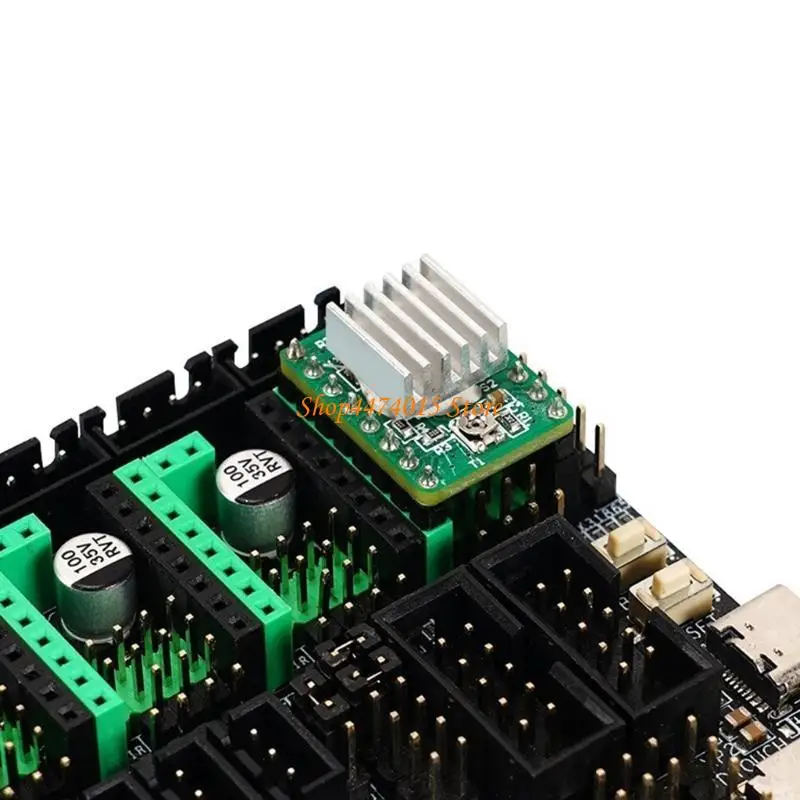 K1AA Modul Driver Motor Stepper Efficient dengan Heat Wasted A4988 Chip Silent Driver