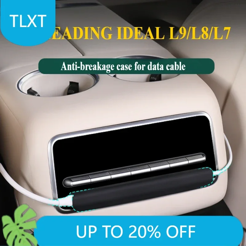 

For LEADING IDEAL Lixiang L9 L8 L7 Anti-breakage Case for Data Cable Interior Decoration Car Interior Modification Accessories