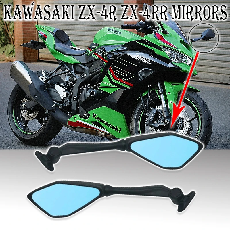 

2024 New Motorcycle Accessories For kawasaki Ninja ZX4R ZX-4RR ZX 4R ZX 4RR ZX-25R 2022 2023 Motorcycle Rear View Side Mirrors