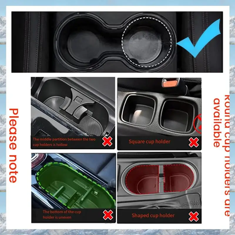 

L81A 2025-1 PCS Car Cup And Phone Holder - 3-In-1 Car Cup & Phone Holder Plastic With 360 Rotation Multi-Function Car Cup And Ph