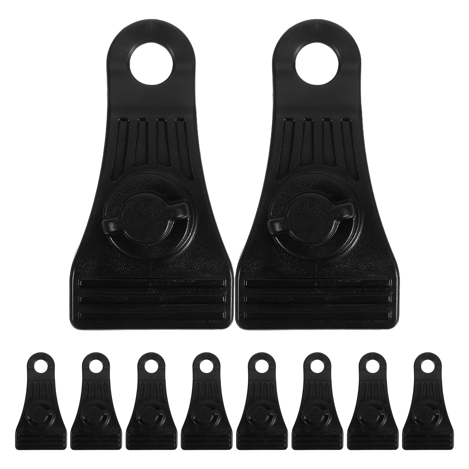 

20pcs Outdoor Tent Clips Heavy Duty Windproof Fixers Sturdy Tarp Clamps For Camping Canopy Awning Tent Fasteners Wear-Resistant