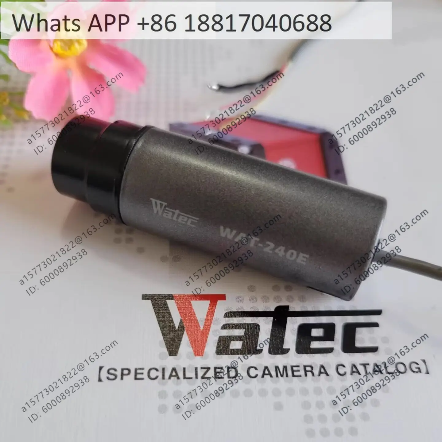 WAT-240E Japan WATEC Industrial Camera, Color, Used Goods