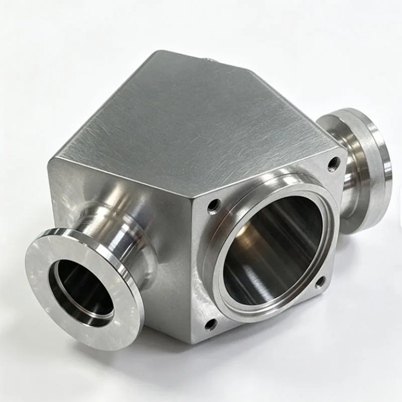 Custom CNC Machined Aluminum Vacuum Chamber Body for Vacuum Equipment