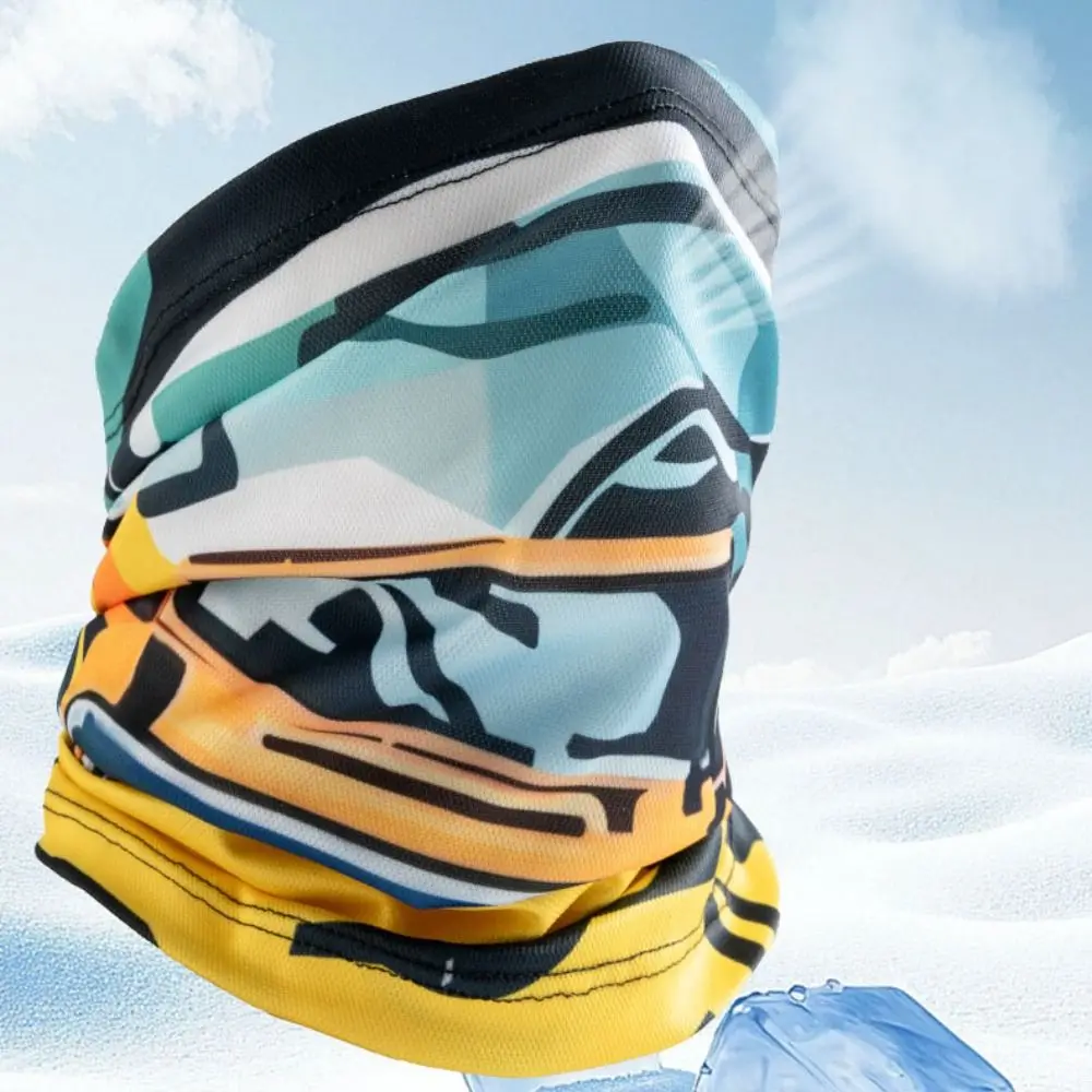 

Дышащая солнцезащитная маска из полиэстера UPF50+, легкий тонкий мотоциклетный шарф, полнолицевая маска, впитывающая пот, ледяная шелковая маска для верховой езды