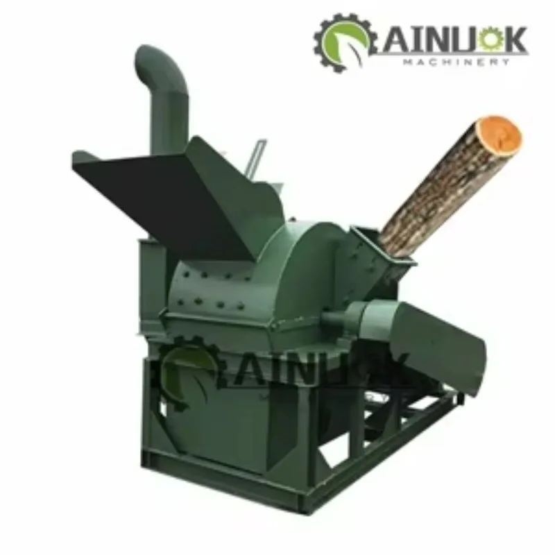 High Efficiency Wood Hammer Mill with Big Capacity Engine Core Component Wood Chip Crusher for Sale