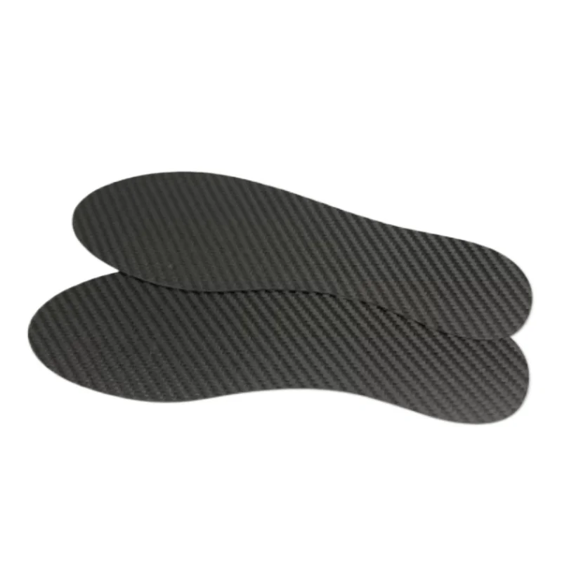 Carbon Insole Quality New 1 Pair 0.8mm 1mm 1.2mm Thickness Fiber Sports Insole Male Shoe-pad Female Rigid Shoe Insert for Sports