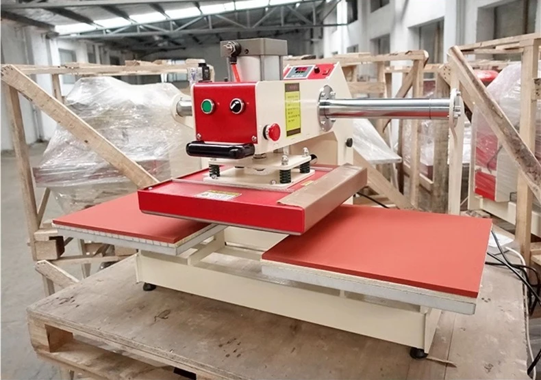 Extended small pneumatic double-station heat transfer machine, automatic pressing machine, clothes equipment