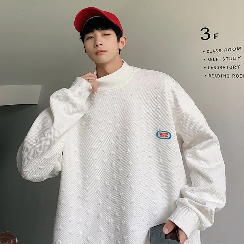 

American Sle Heavyweight Hoodie Men's Spring Autumn Long Sve Overhead Top Street Faion High Street Embroidery Jaet