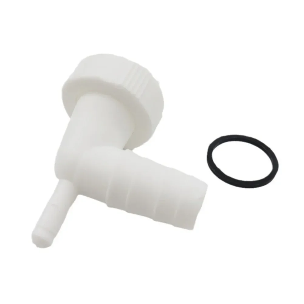White Y-Type 2-in-1 Washing Machine Drain Hose Adapter Splitter Connector For Laundry Pipe Joint And Water Discharge Accessories