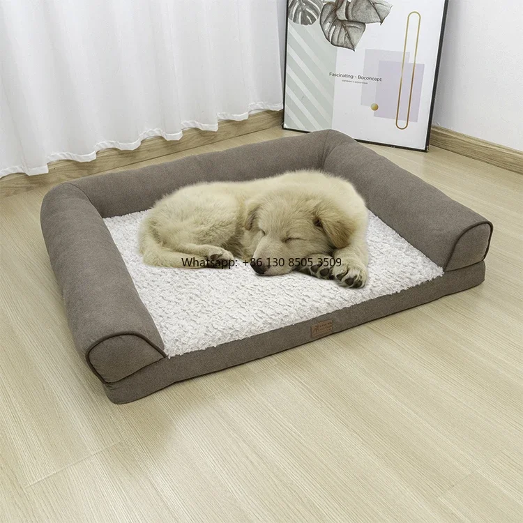 Manufacturer Wholesale Egg Foam Detachable Dog Sofa Bed