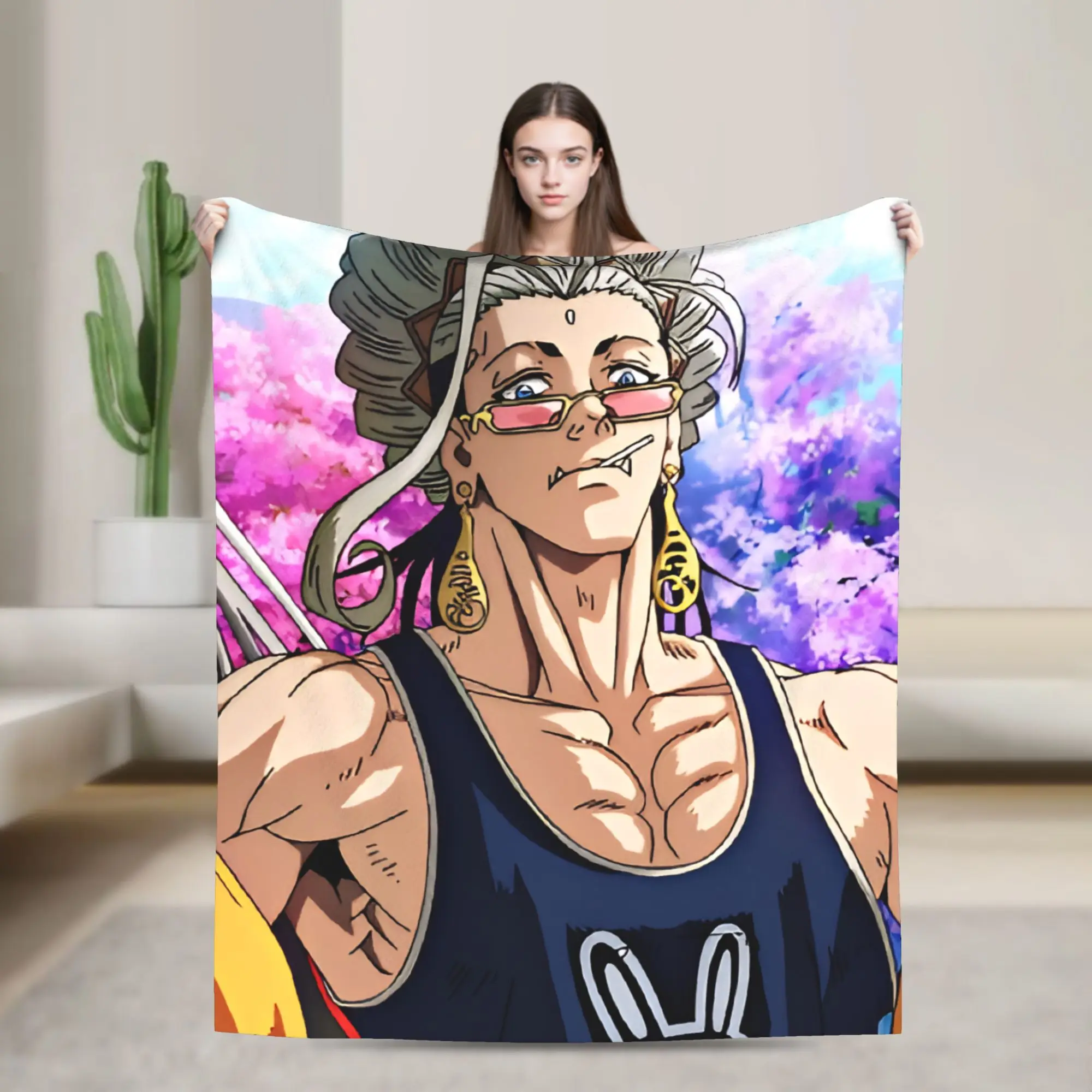 

Anime Manga Record of Ragnarok Blanket Cover Flannel Warm Throw Blanket for Home Couch Bed Rug
