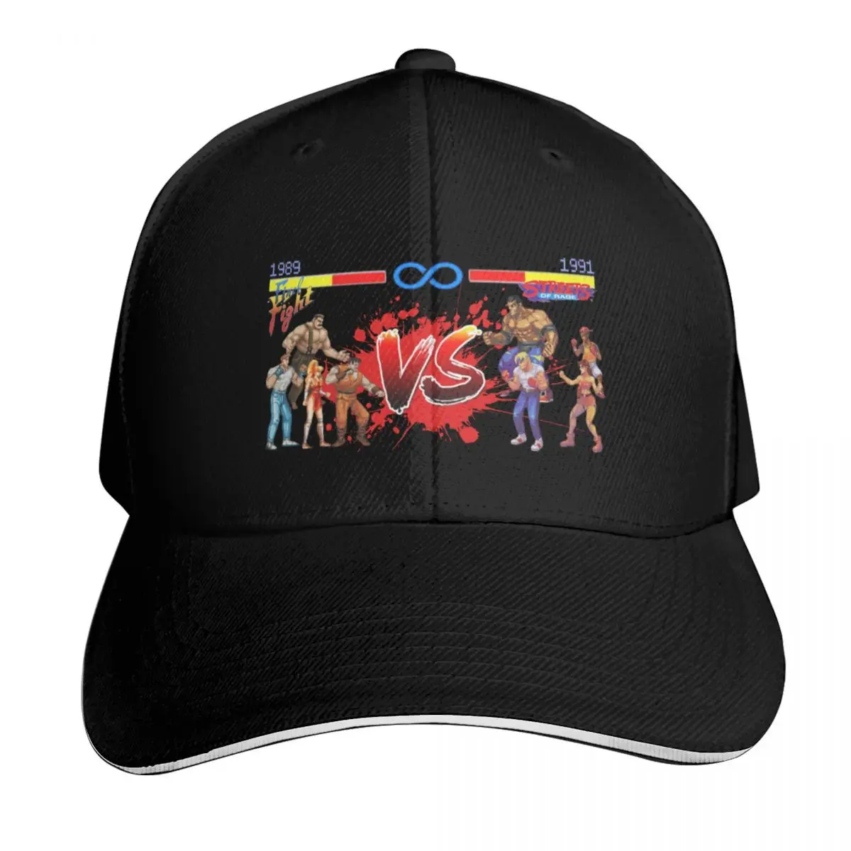 Final Fight vs Street of Rage, gorra de béisbol, gorra Wild Ball, gorra nueva, gorra de golf, gorra para hombre, gorra de tenis para hombre, gorra para mujer