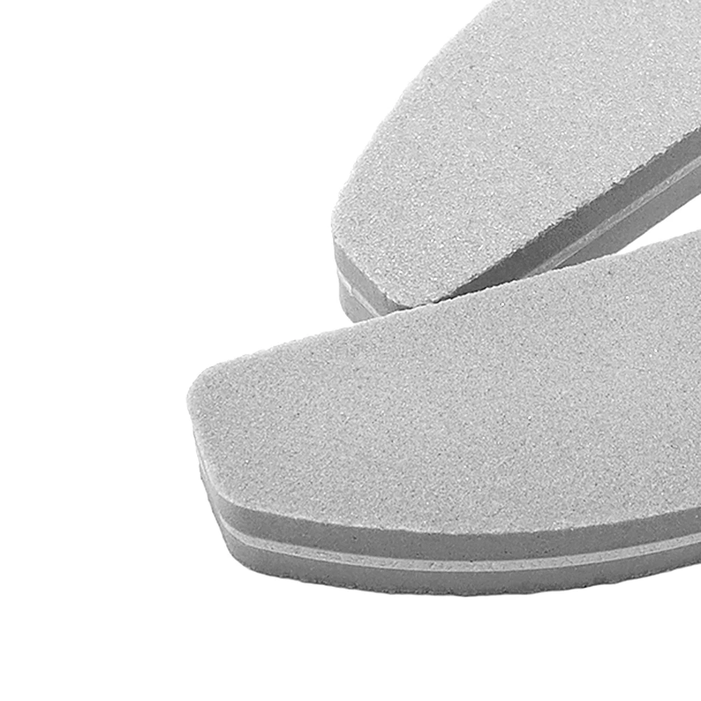 5/10/20Pcs Grey Sponge Nail File Grit MINI Tools Double Sided Sandpaper Foam Emery Board Polisher Buffer Moon Design