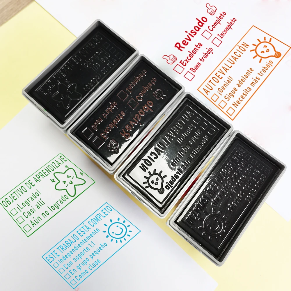 تم وضع علامة ختم تصنيف معلم إسباني واحد ودرج. تم إنجاز أهداف التعلم ويمكن فحصها #2