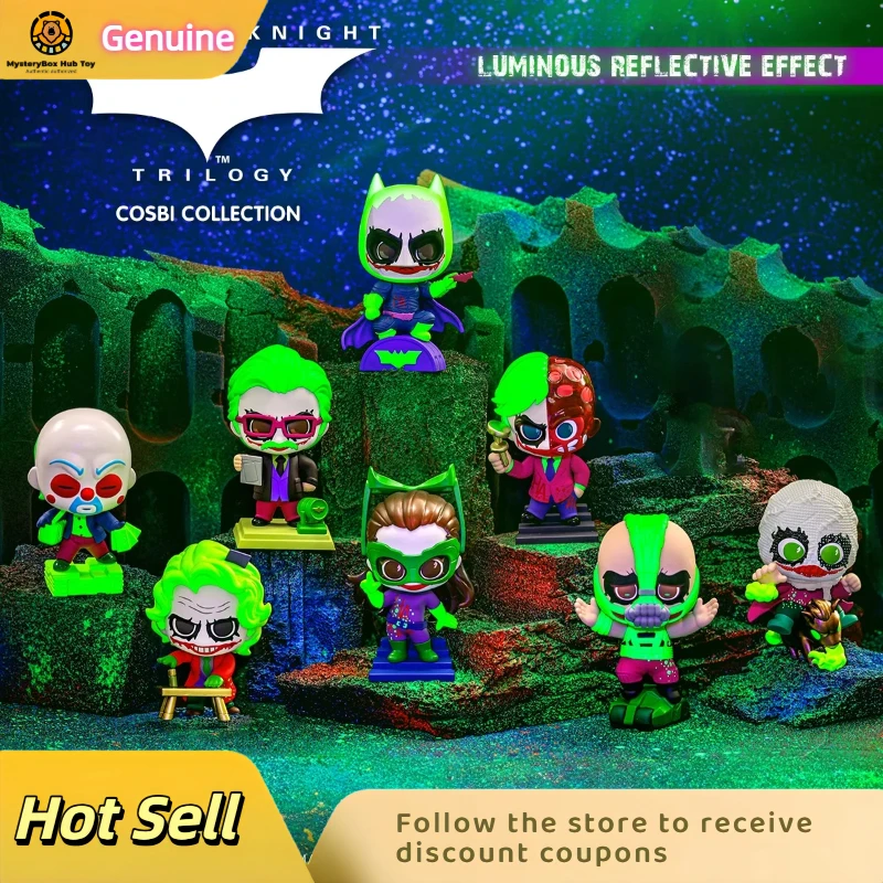 

Genuine Hot Toys Q-Version Clay Dark Knight Joker Bland Box Handmade Toy Joker Villains Enemy Version Joint Festival Toys Gifts