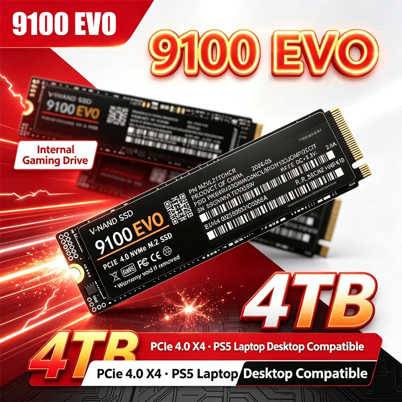 M.2 Nvme 4Tb Pcie 4.0 Ssd - SSD NVMe M.2 per gaming 9100