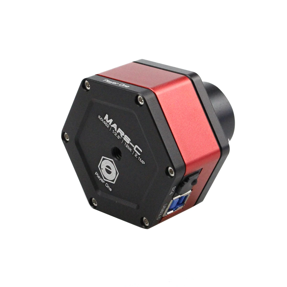 Player One Mars-C IMX462 USB3.0 Kleur Camera Voor Mars Jupiter Saturn Evenals Solar En Lunar Imaging begeleiden