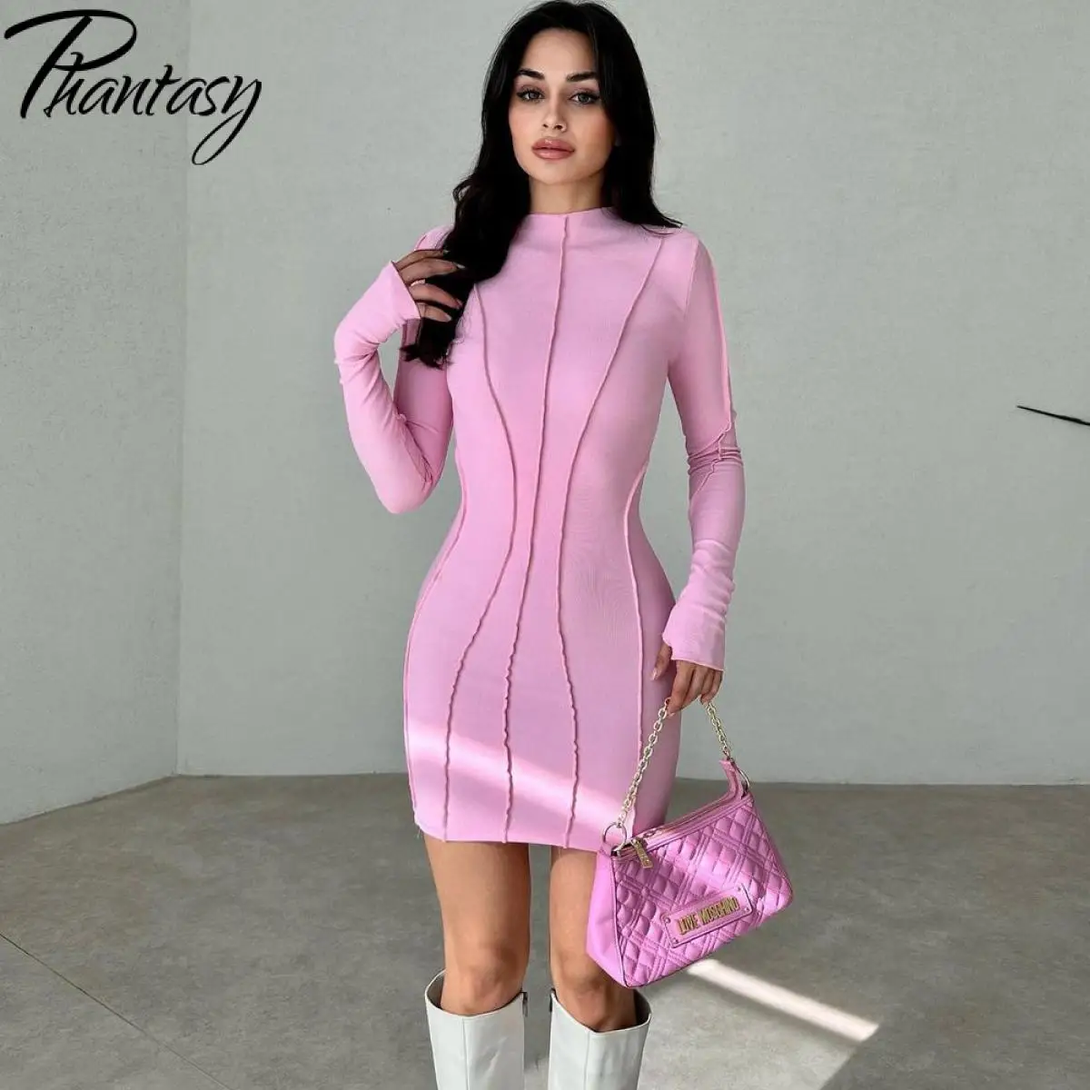 Phantasy Schroefdraad Mini Jurk Streep vrouwen Jurk Sexy Bodycon Hip Pakket Jurken Casual Vestidos Vintage Kleding 2025