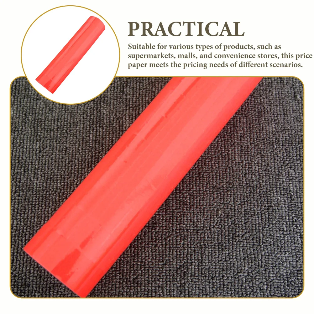 

10 Rolls Price Label Sticker Blank Sticky Price Labels for Retail Store Convenience Adhesive Label Paper for Pricing