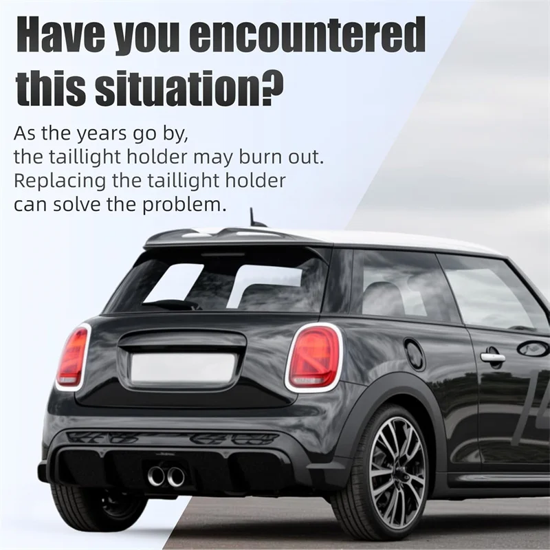 1 Stuks Auto Achterlicht Lamp Beugel Socket Houder Base Voor Bmw Mini Cooper R56 R58 R57 R55 63212756177 auto Onderdelen