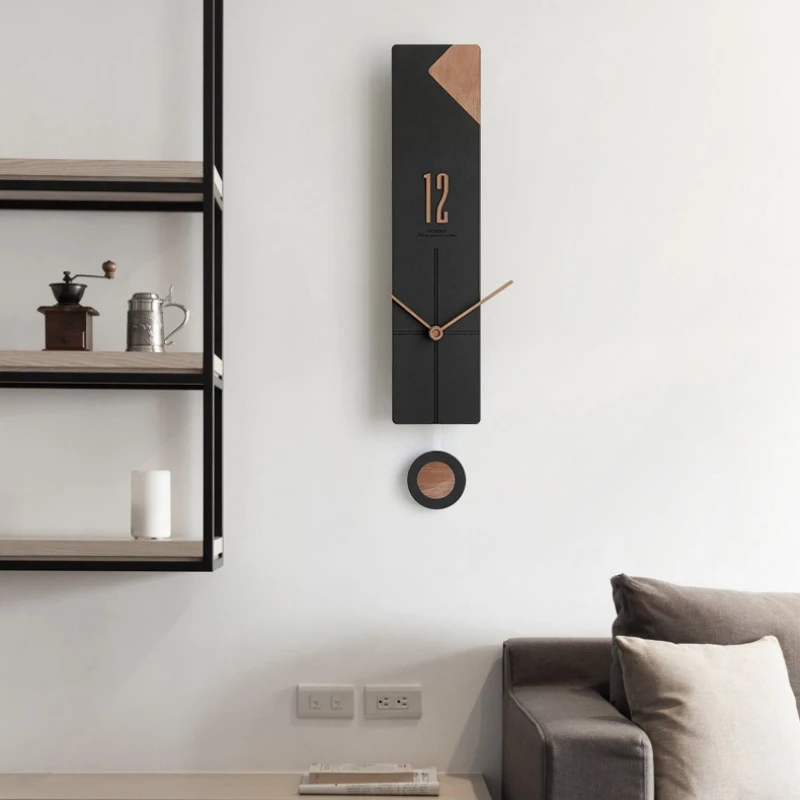 Nordic Wall Clock Fashion Living Room Wall Watch Light Luxury Bedroom Decoration Silence Clocks Home Decorative Accessories