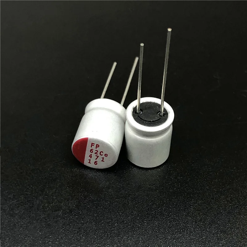 

10pcs 470uF 16V FP 10x12.5mm Low ESR Top Grade 16V470uF VGA/Motherboard Solid Capacitor