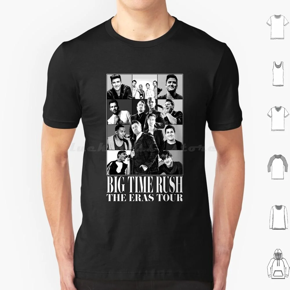 Tour de Big Time Rush Eras? Camiseta de algodón para hombre y mujer, estampado artesanal, Big Time Rush Btr Eras Tour Big Time Rush Eras Tour Boyband Big