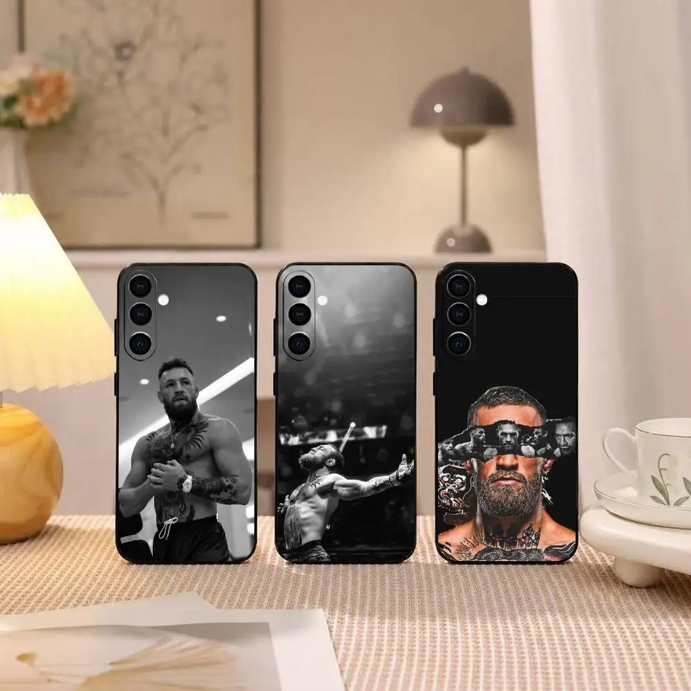 Fighter Conor McGregor  Phone Case For Samsung Galaxy A73,A72,A71,A70,A53,A52,A51,Soft Silicone Black Cover