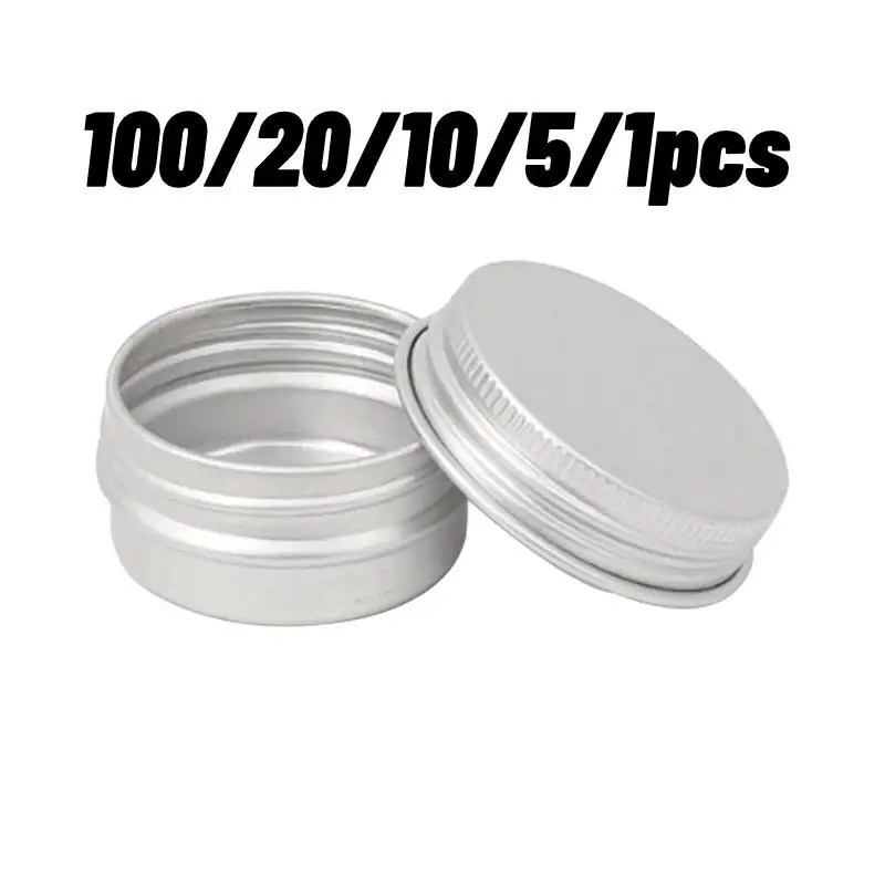 

100/20/10/5/1 шт., алюминиевые банки для свечей
