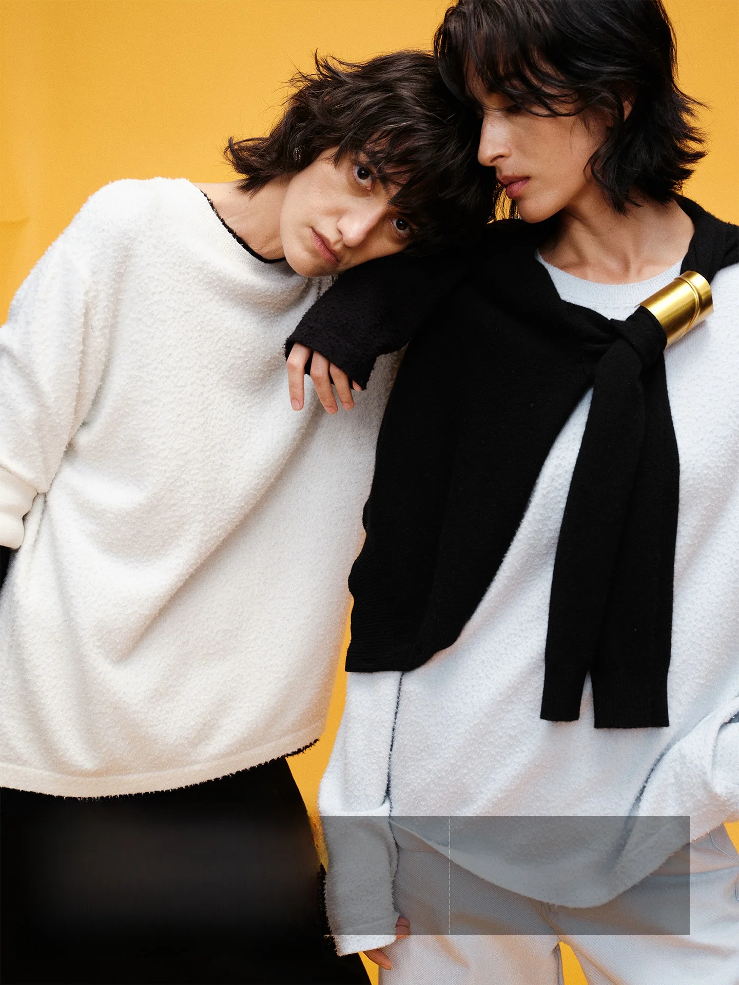 

Женский свитер Ayuko Long Sve из смесовой шерсти и хлопка с круглым вырезом, простой дизайн, текстура Fce, однотонный, топ