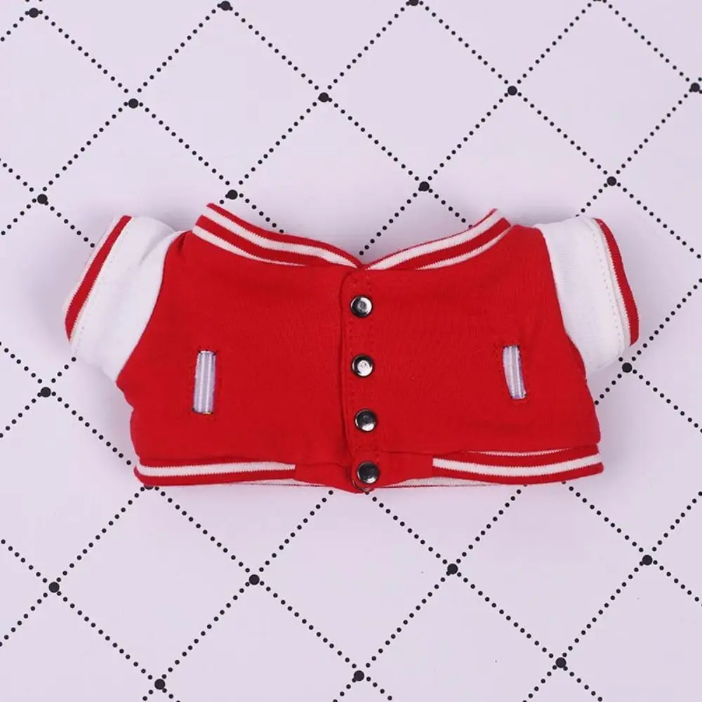 Jaqueta de beisebol da moda de alta qualidade 9 cores casaul usar boneca animais roupas acessórios 20cm algodão bonecas/1/12 bonecas bjd