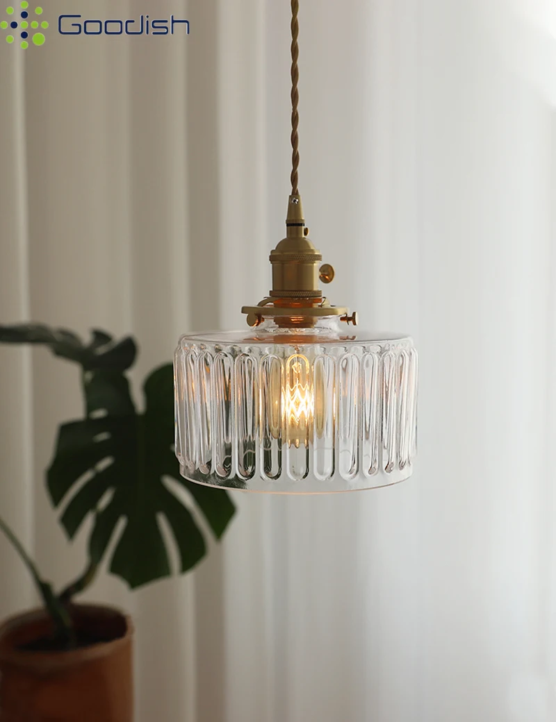 

Modern Minimalist Nordic Polished Copper Glass bottle LED Pendant Lights Creative Lamp for Restaurant Home Decoration Chandelier