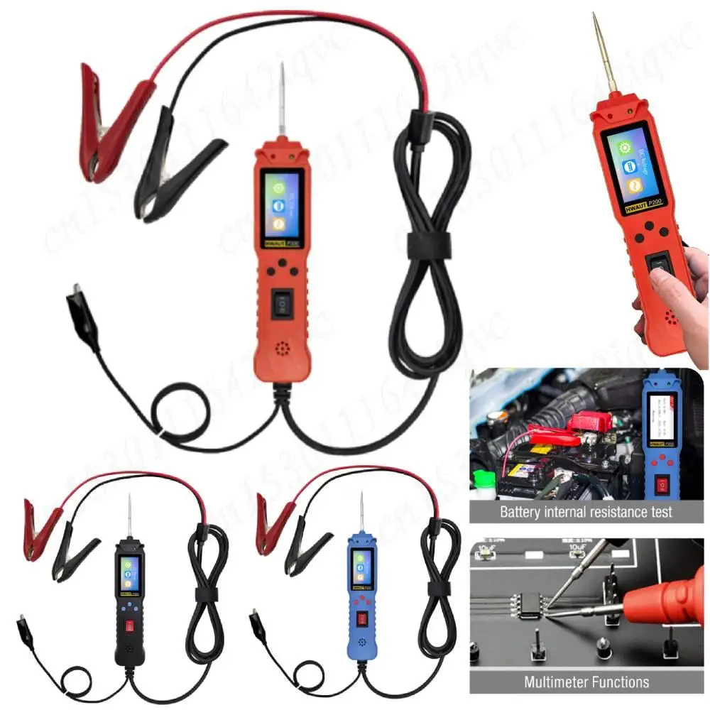 

12 24 В P100 Pro P200 Электрический тестер Зонд Ручка Автомобильный тестер цепей Тестер зонда мощности Зажигание сканера батареи