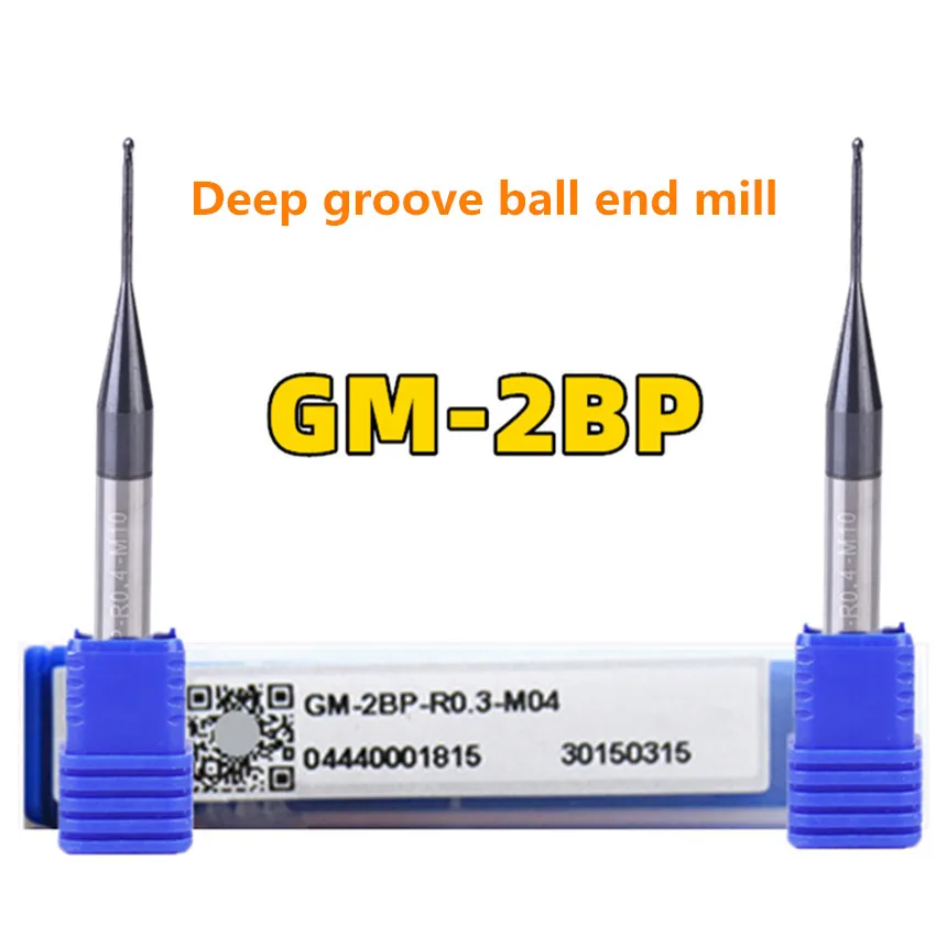 

ZCC.CT GM-2BP-R0.6-M06 / GM-2BP-R0.6-M08 / GM-2BP-R0.6-M12 / GM-2BP-R0.6-M16 2 Flute Long neck Short blade Ball End Mill