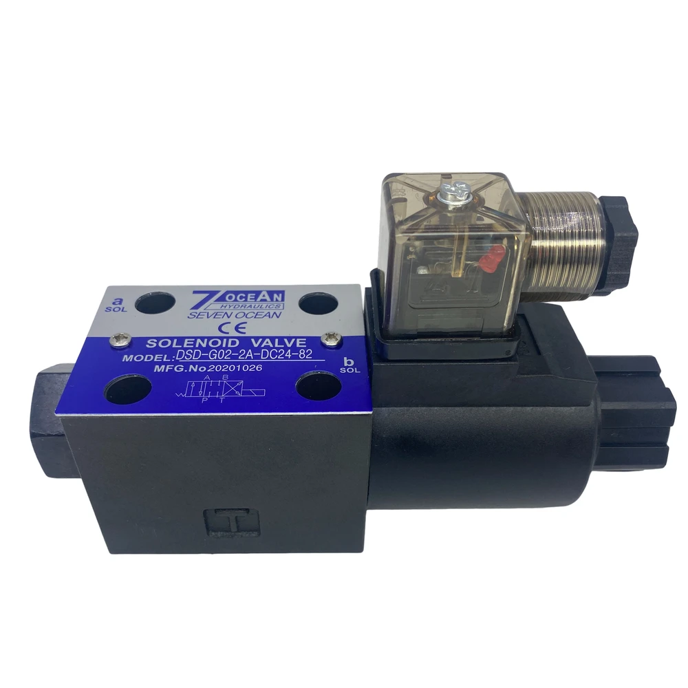 Electromagnetically operated valve for DSVDSD-G02-2C 6C 8C 2A-DC24/A220-90J82/72