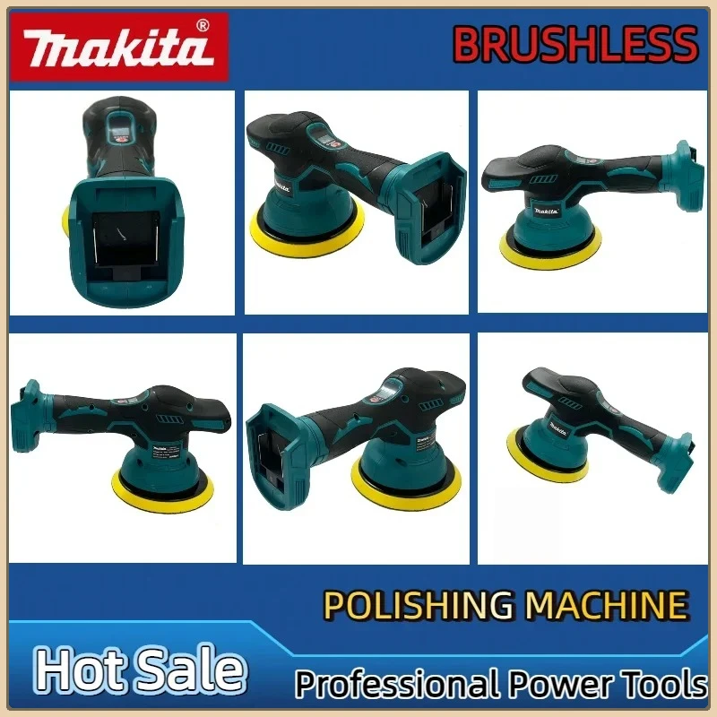 ماكيتا 18 فولت-20 فولت بطارية لاسلكية 8 التروس سيارة الكهربائية الملمع آلة الصبح إصلاح اللاسلكية التلميع الملمع #6