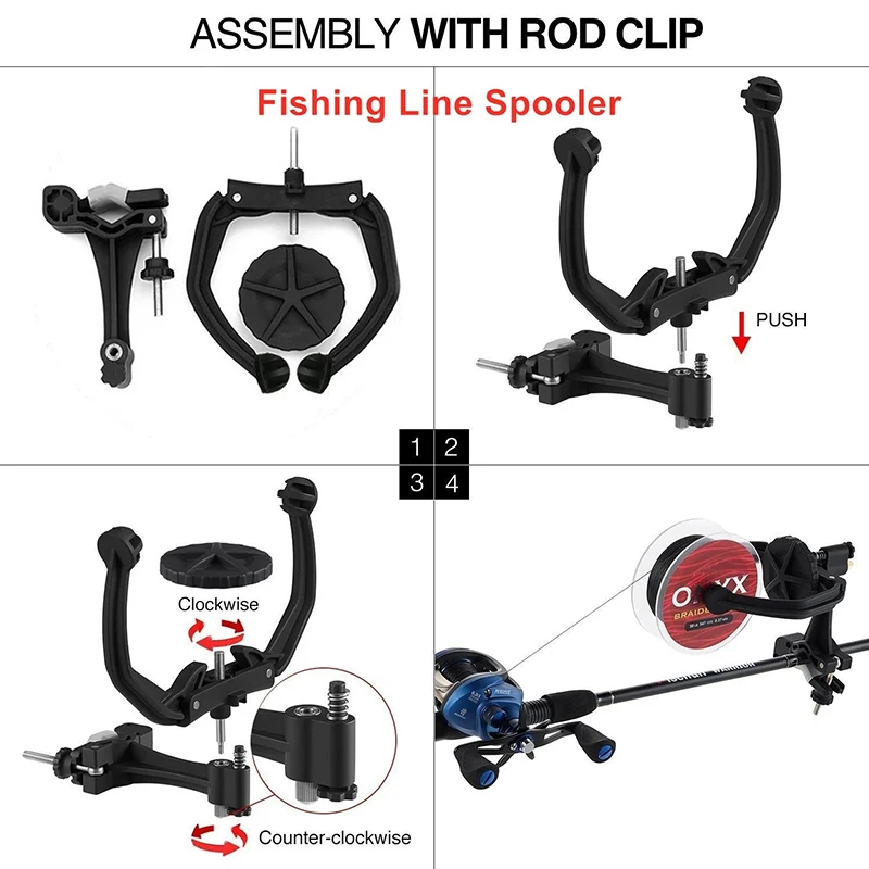 Fishing Line  Spooling Station System Spooler Christmas Gift  Fishing Line Spooler Spooling Tool For Spinning Reels
