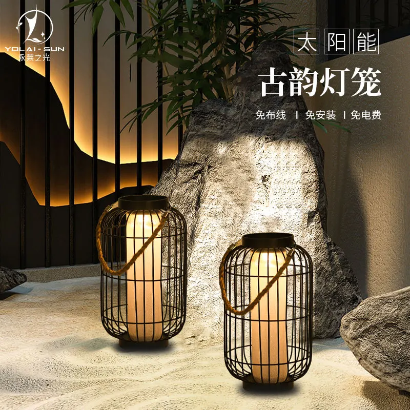 

Solar lantern night light home decoration