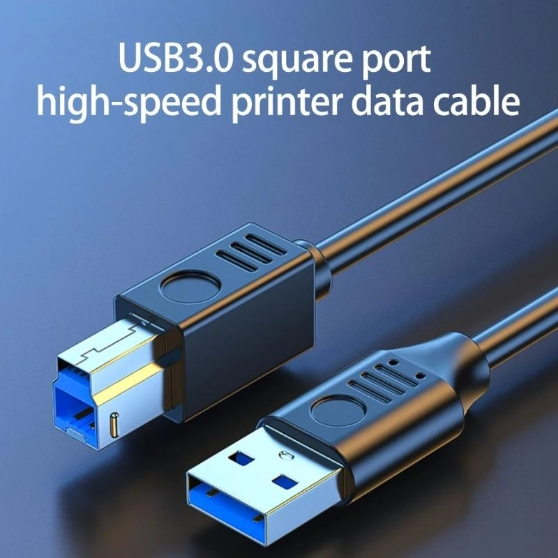 E56B USB3.0 to USB B Printer Cable for Scanners,Controller Installation for High Performances 5Gbps Data Transfer