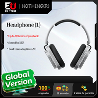 Global Version Nothing Headphone (1) Up to 80 hours of playback Real-time adaptive ANC Sound by KEF