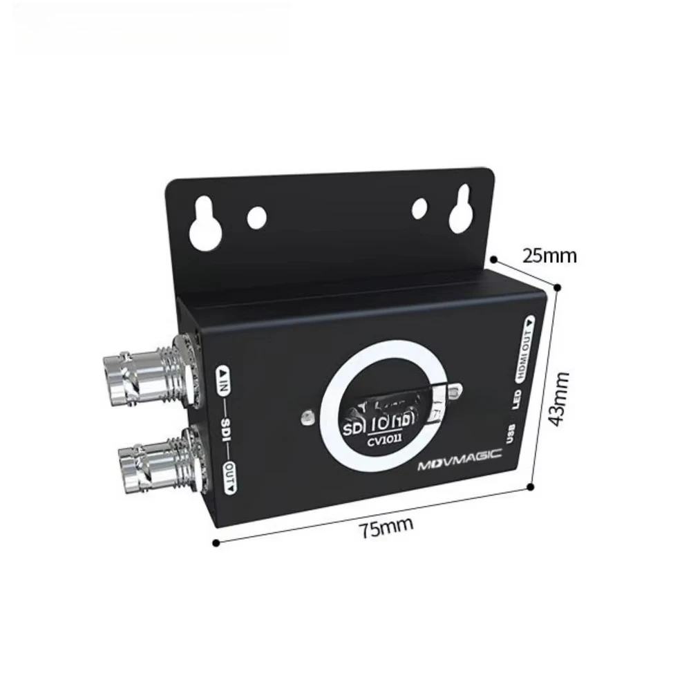3G-SDI to HD  MI Video Converter 3D-LUT Output Support SD/HD/3G LevA/LevB DL/DS and the ST2048 Movie Format