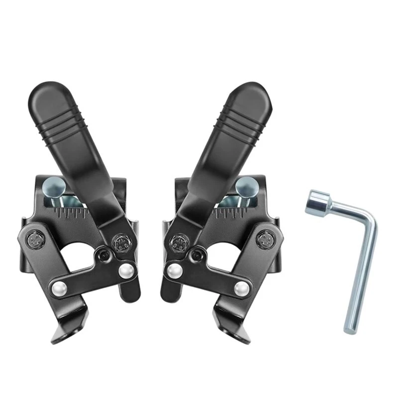 A73U Wheelchair Brakes, Extended Arm Brake Replacement For 7/8 Inch Tubing Side Mount Bolt-On Brake Assembly For Manual